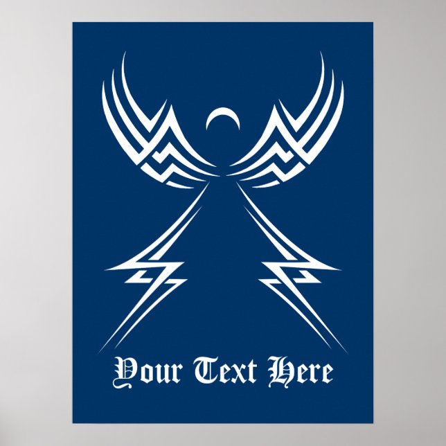 Tribal Angel Custom Poster (Vorne)