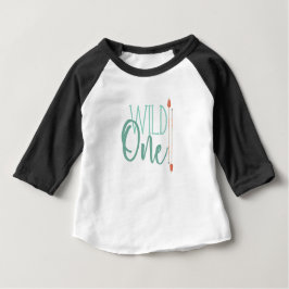 Tribal Arrow Wild One | Erster Geburtstag Baby T-shirt