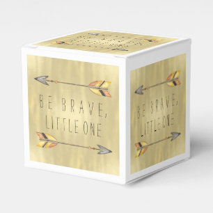 Tribal Arrows Be Brave Baby Shows Geschenkschachtel