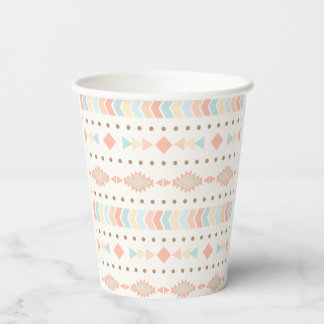 Tribal Arrows Boho Party Paper Cup Pappbecher