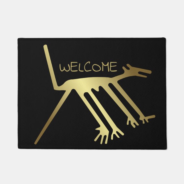 Tribal Art der alten Tiere Fußmatte (Vorderseite)