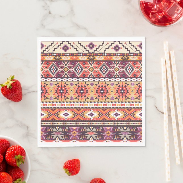 Tribal Aztec Artwork Napkins Serviette (Von Creator hochgeladen)