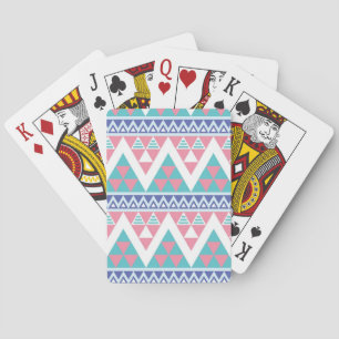 Tribal aztec farbiges Muster Spielkarten