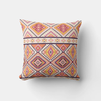 Tribal Aztec gestreift Nahtloser Hintergrund Kissen