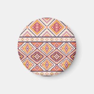 Tribal Aztec gestreift Nahtloser Hintergrund Magnet