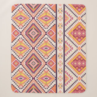 Tribal Aztec gestreift Nahtloser Hintergrund Sherpadecke