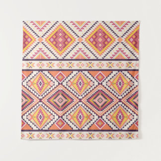 Tribal Aztec gestreift Nahtloser Hintergrund Wandteppich