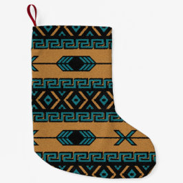 Tribal Aztec Muster Südwestliche Weihnachtsfeierta Kleiner Weihnachtsstrumpf
