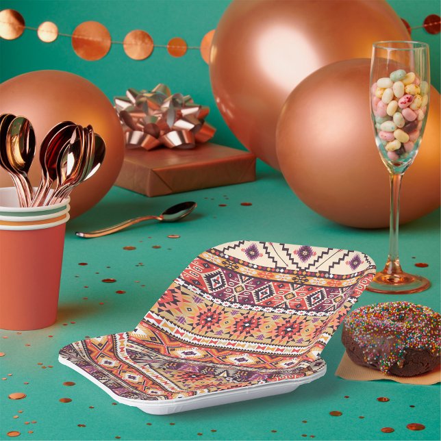 Tribal Aztec Pappteller (Von Creator hochgeladen)