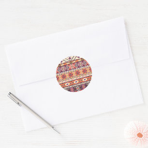 Tribal Aztec Runder Aufkleber