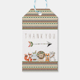 Tribal Baby Shower Geschenkanhänger