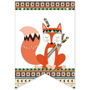 Tribal Baby Shower Wimpelkette