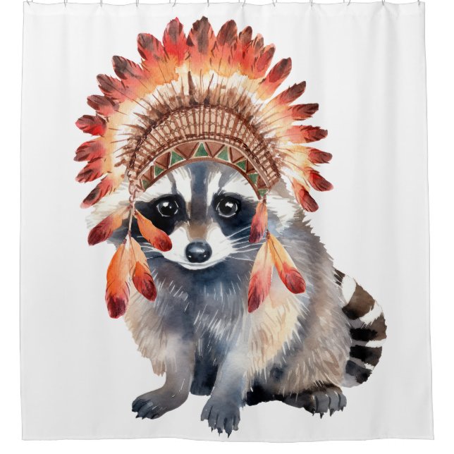 Tribal Bandit Duschvorhang (Vorderseite)