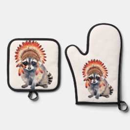 Tribal Bandit Ofenhandschuh & Topflappen-Set