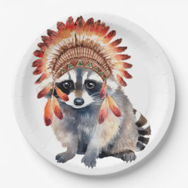 Tribal Bandit Pappteller