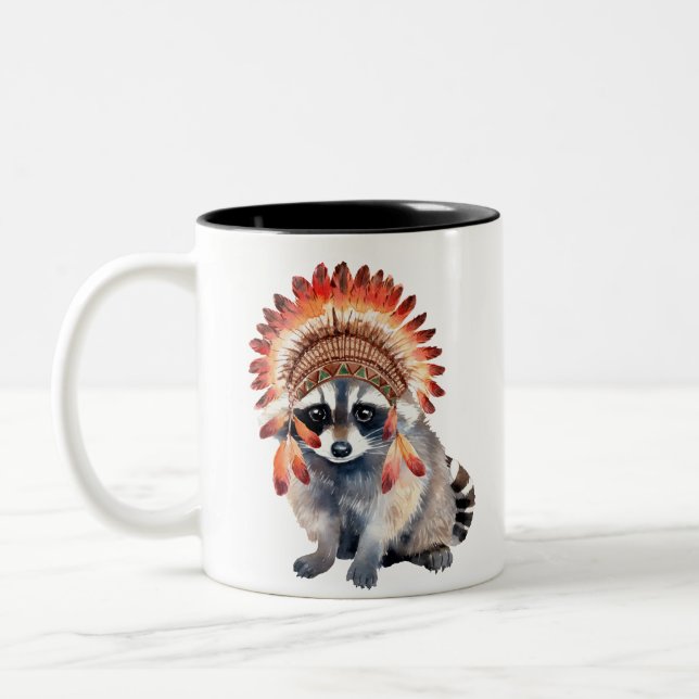 Tribal Bandit Zweifarbige Tasse (Links)