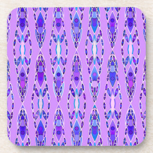 Tribal Batik - Lavender, Blue und Violet Untersetzer
