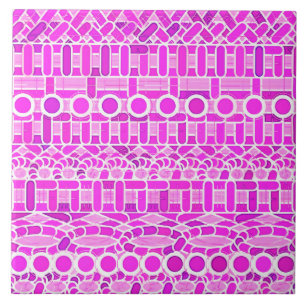 Tribal Batik - Orchid- und Violetttöne Fliese