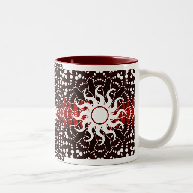 Tribal Batik Sun Tasse (Rechts)