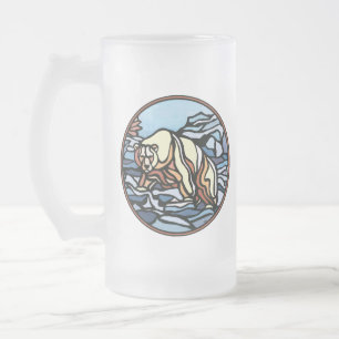 Tribal Bear Art Bear Tasse First Nations Bärenglas