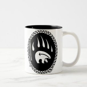 Tribal Bear Art Kaffee Tasse Erste Nationen Bärenc