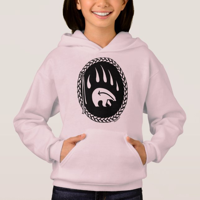 Tribal Bear Art Kids Hoodie Bären Klaw Kids Hoodie (Vorderseite)