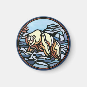 Tribal Bear Art Kühlschrankmagnet Wildlife Art Mag Magnet