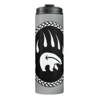 Tribal Bear Art Tumbler Tasse Polar Bear Trinkbehä