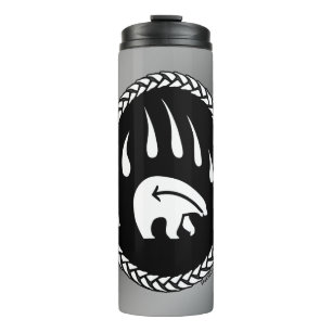 Tribal Bear Art Tumbler Tasse Polar Bear Trinkbehä
