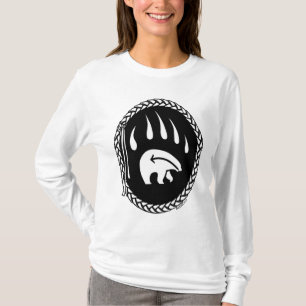 Tribal Bear Art Womens Hoodie Bären Klaw Shirts