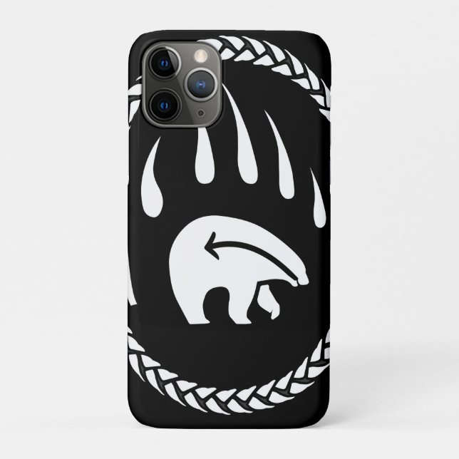 Tribal Bear iPhone 11 Case Bear Mobile Hüllen (Rückseite)