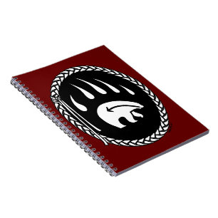 Tribal Bear Journal Custom Native Art Notebook Notizblock