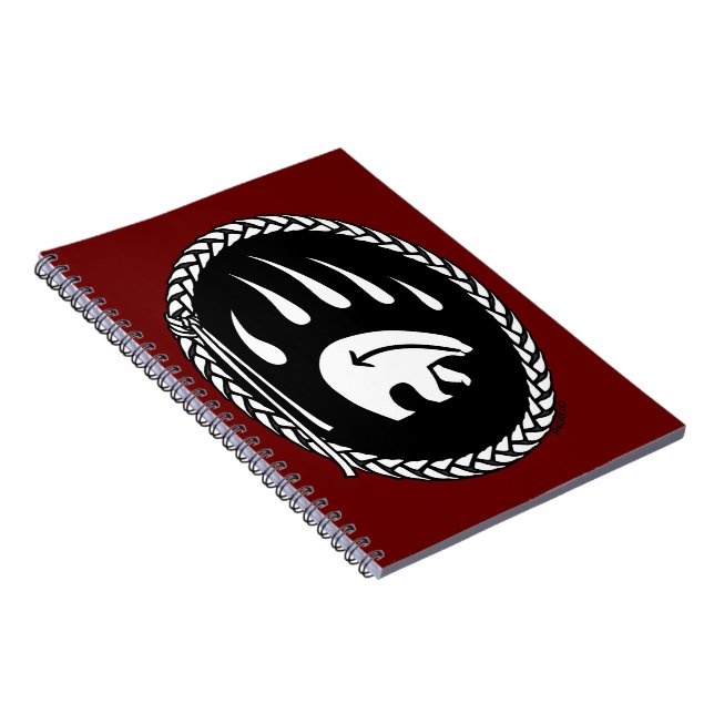 Tribal Bear Journal Custom Native Art Notebook Notizblock (Rechte Seite)