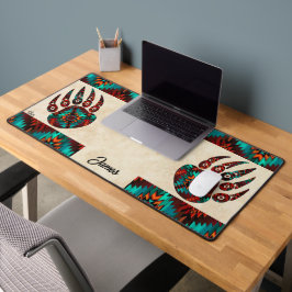 Tribal Bear Paw Schreibtischunterlage