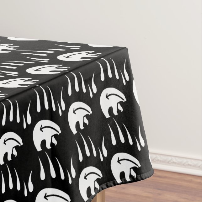 Tribal Bear Tablecloth Bären Klaw Art Tableclout Tischdecke (Beispiel)