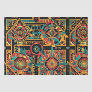 Tribal Beige "Aztec Dream" Packpapier Seidenpapier