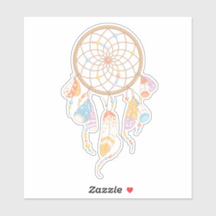 Tribal Boho Dreamcatcher Aufkleber