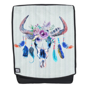Tribal Buffalo Scully Blume & Feathers Rucksack