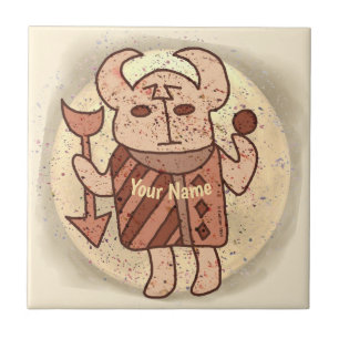 Tribal Bull Rune Fliese