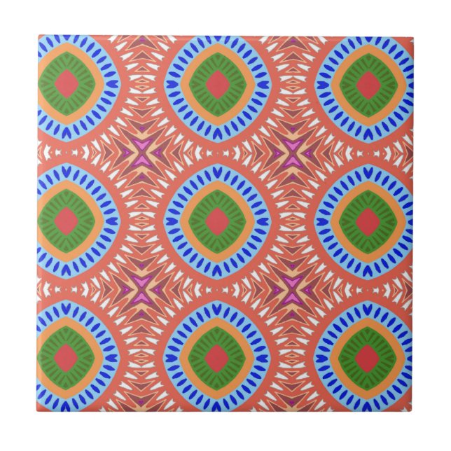 Tribal Circles Fliese (Vorderseite)