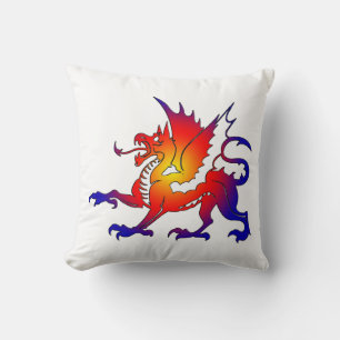 Tribal Color Dragon Throw Kissen