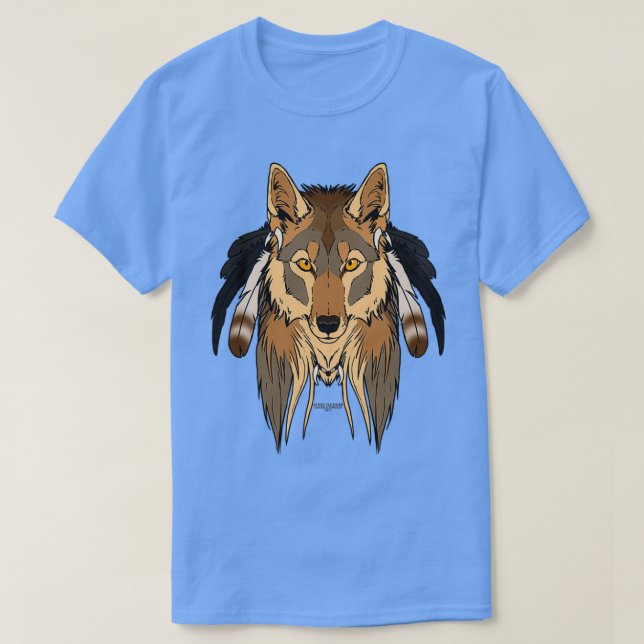 Tribal Coyote  T-Shirt (Design vorne)