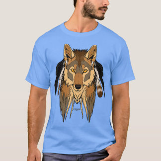 Tribal Coyote  T-Shirt