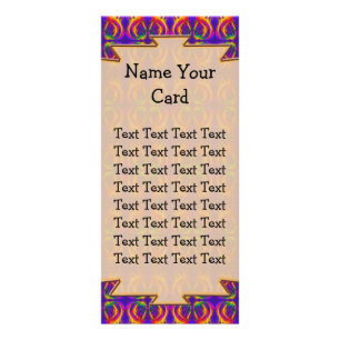 Tribal Customizable Rack Card Werbekarte