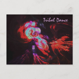 TRIBAL DANCE POSTKARTE