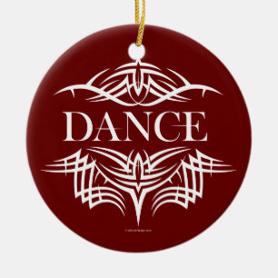 Tribal Dance (schlicht) Keramik Ornament