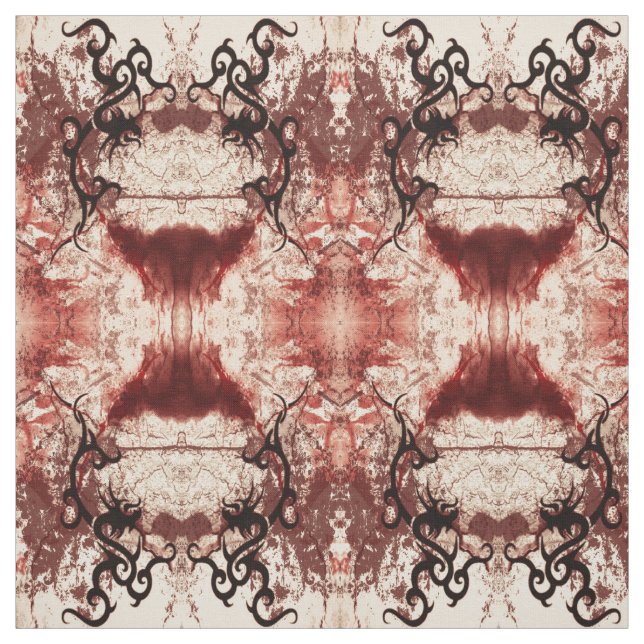 Tribal Decke Damask Gothic Art Stoff (Muster)