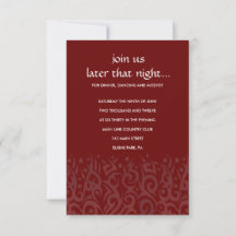 TRIBAL DESIGN Bar Bat Mitzvah Party Card Schokolad