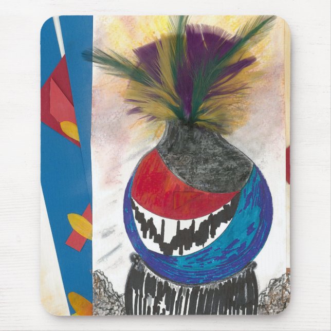 "Tribal Design" Computer Mouse Pad Mousepad (Vorne)