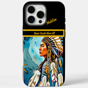 Tribal Design Feuer: Eingeborenen-Muster iPhone 16 Pro Max Hülle